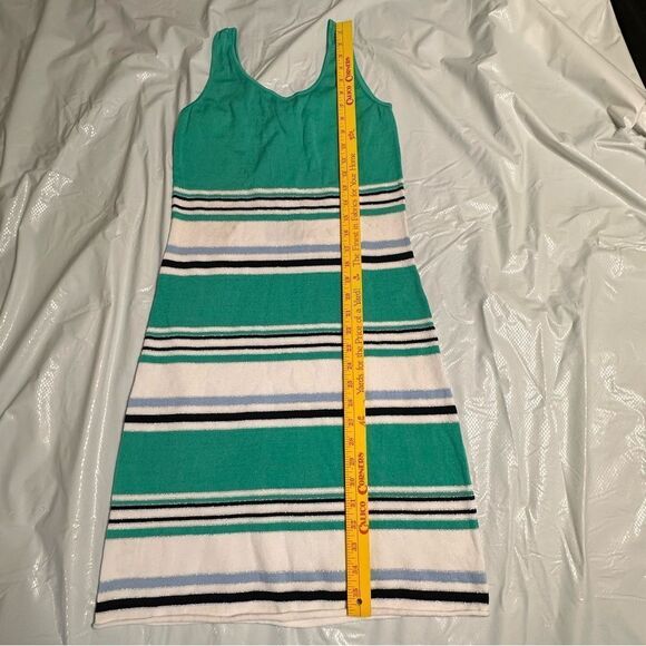 Tommy Bahama Striped Teal and White Everson Tank Bodycon Dress Size XS - NWT - Picture 7 of 13